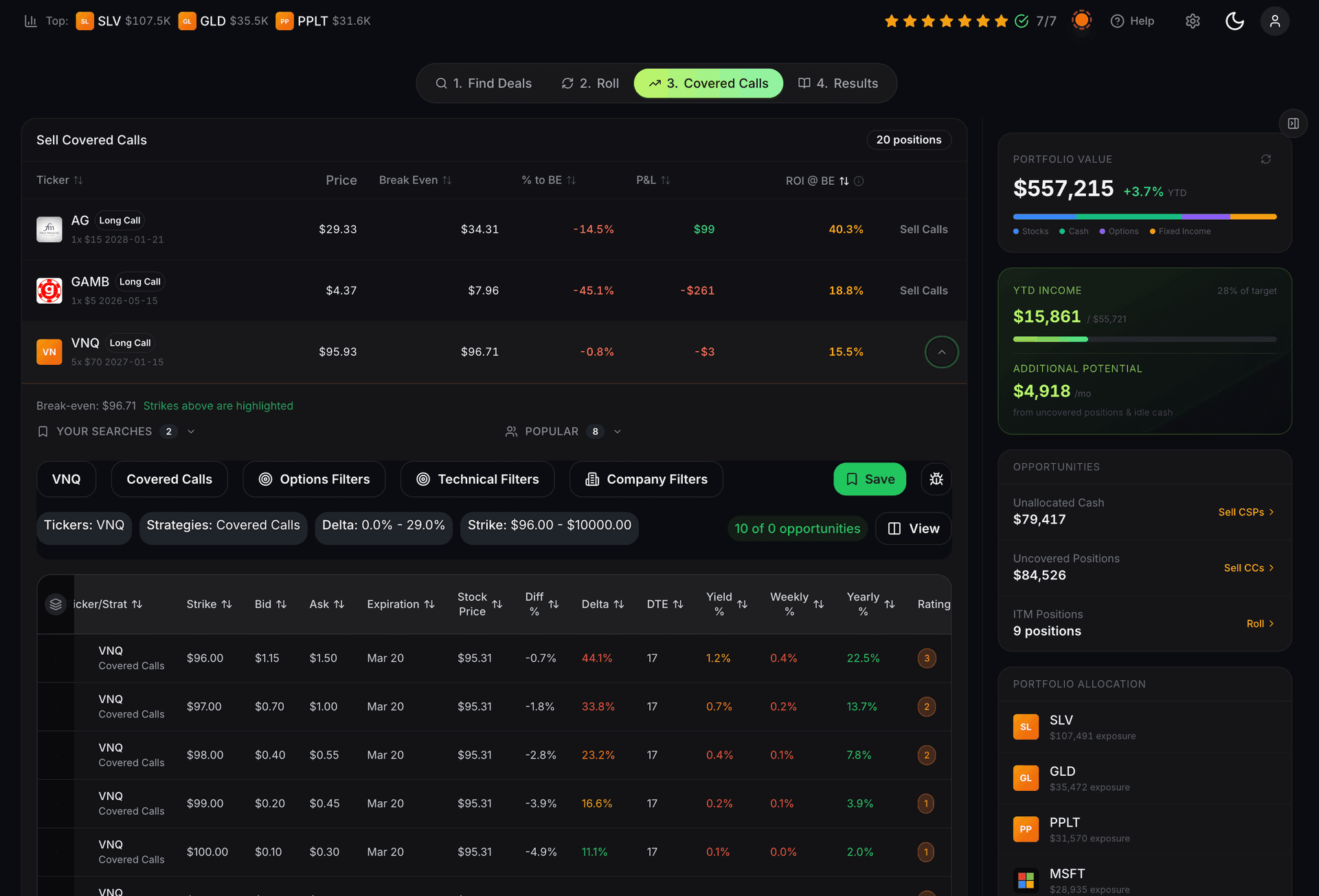 #1 Software For Option Sellers | QuantWheel