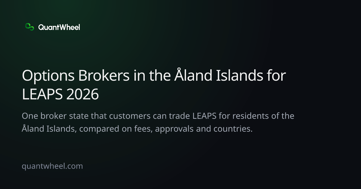 The share card of Options brokers in the Åland Islands for LEAPS