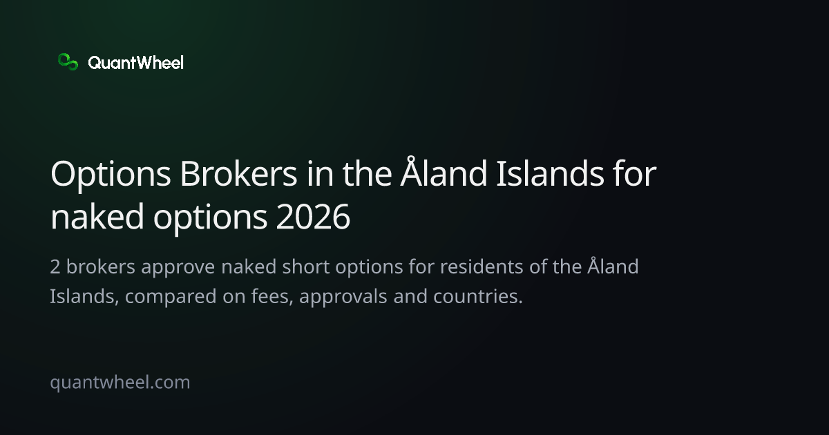 The share card of Options brokers in the Åland Islands for naked options