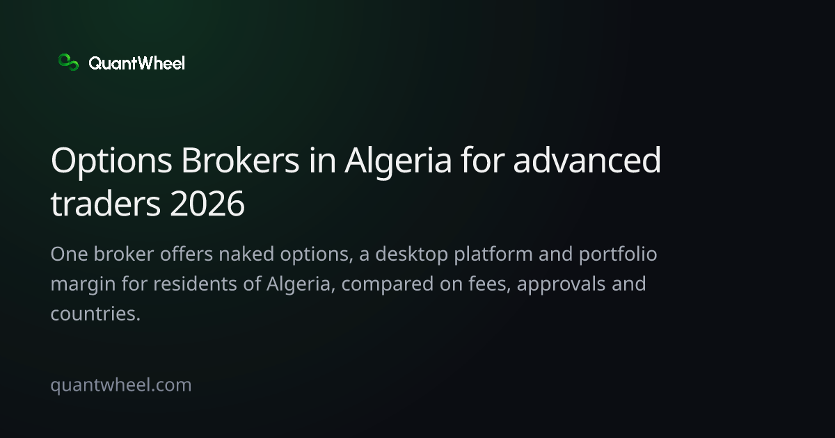 The share card of Options brokers in Algeria for advanced traders