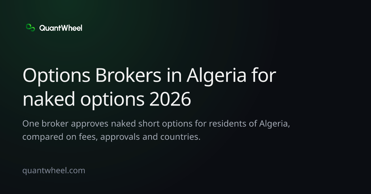 The share card of Options brokers in Algeria for naked options