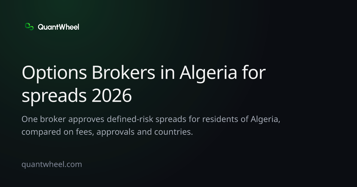 The share card of Options brokers in Algeria for spreads
