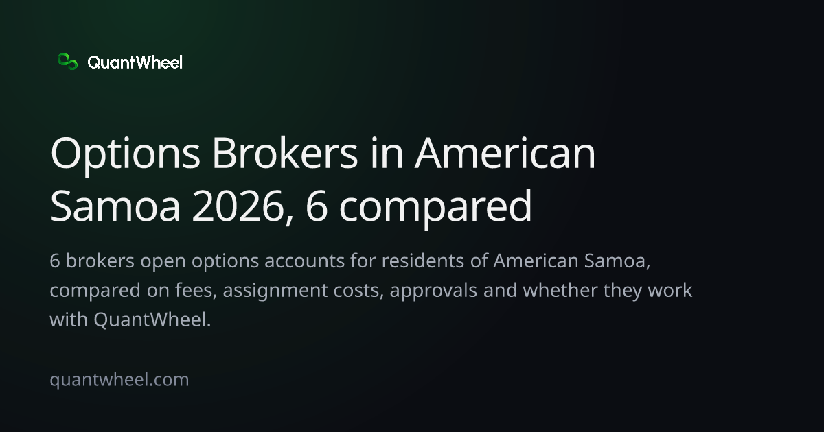 The share card of Options brokers in American Samoa