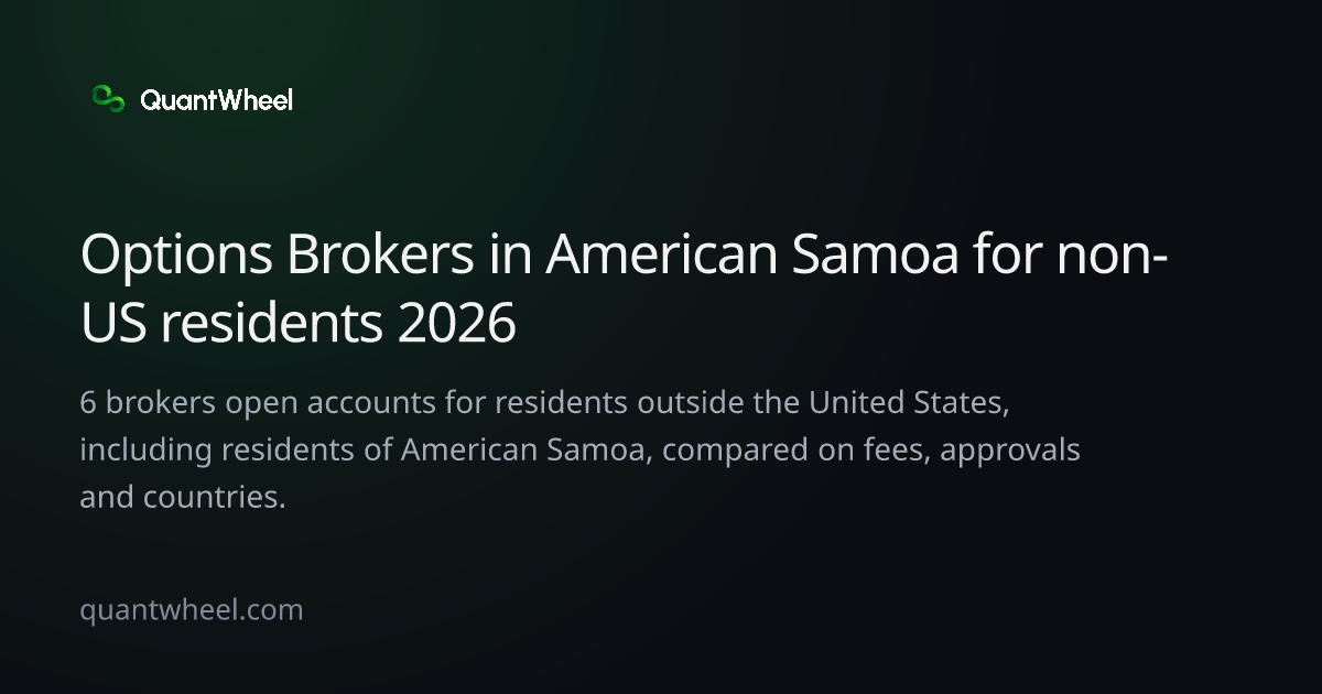 The share card of Options brokers in American Samoa for non-US residents
