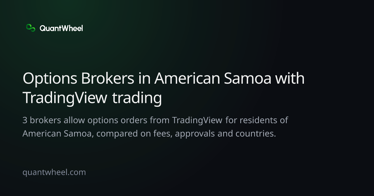 The share card of Options brokers in American Samoa with TradingView trading