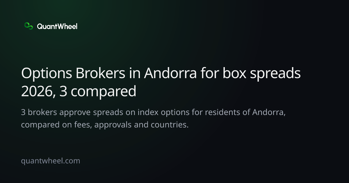 The share card of Options brokers in Andorra for box spreads