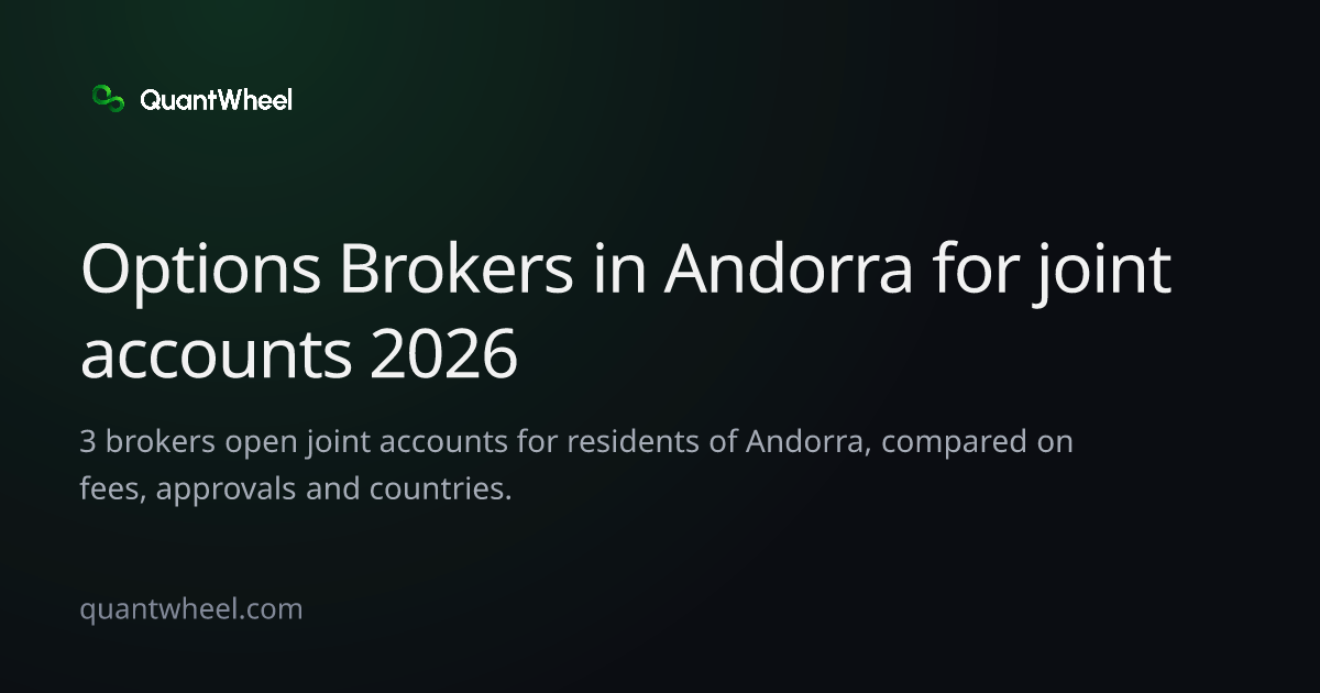 The share card of Options brokers in Andorra for joint accounts