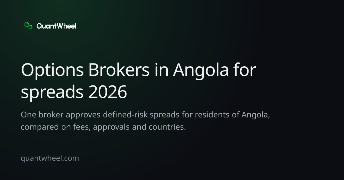 The share card of Options brokers in Angola for spreads