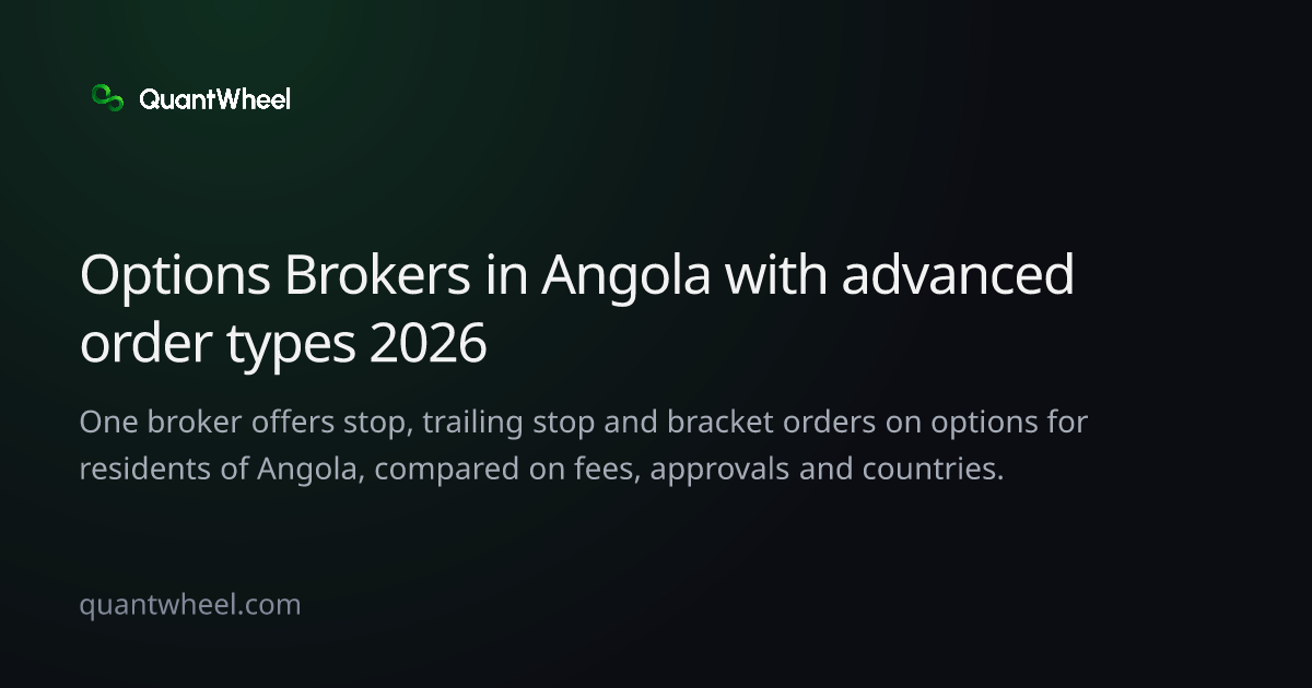 The share card of Options brokers in Angola with advanced order types