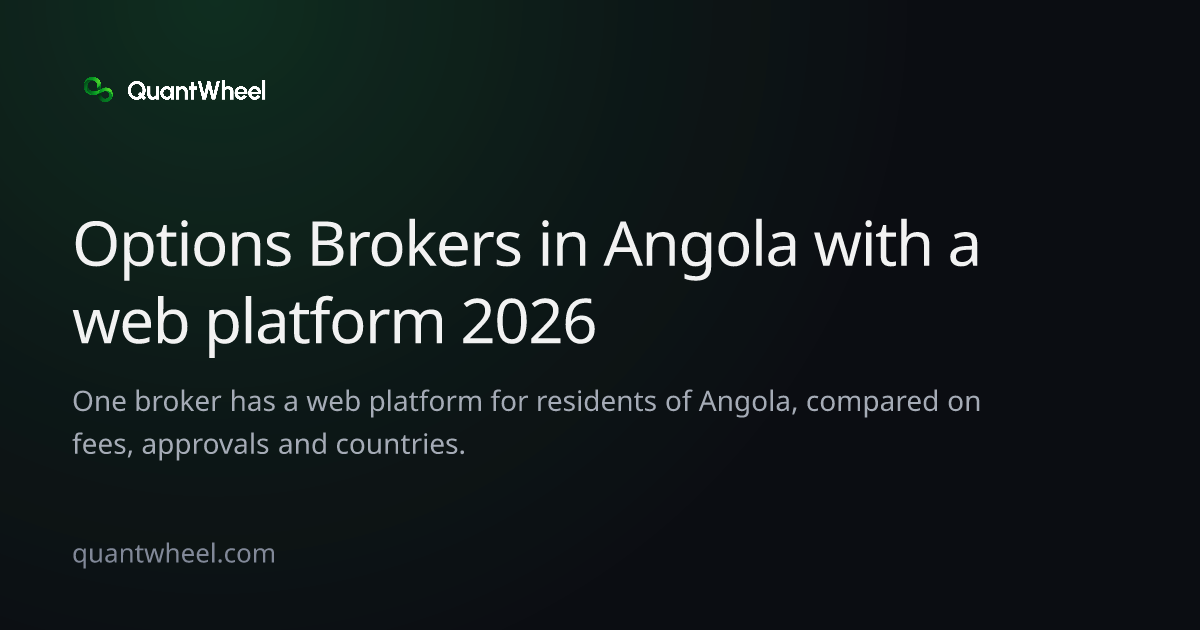 The share card of Options brokers in Angola with a web platform