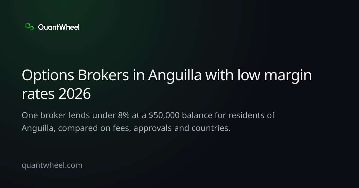 The share card of Options brokers in Anguilla with low margin rates