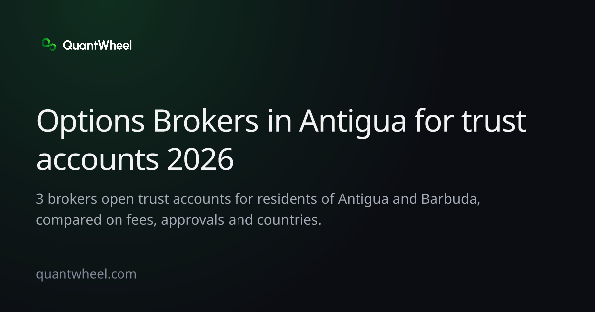 The share card of Options brokers in Antigua and Barbuda for trust accounts