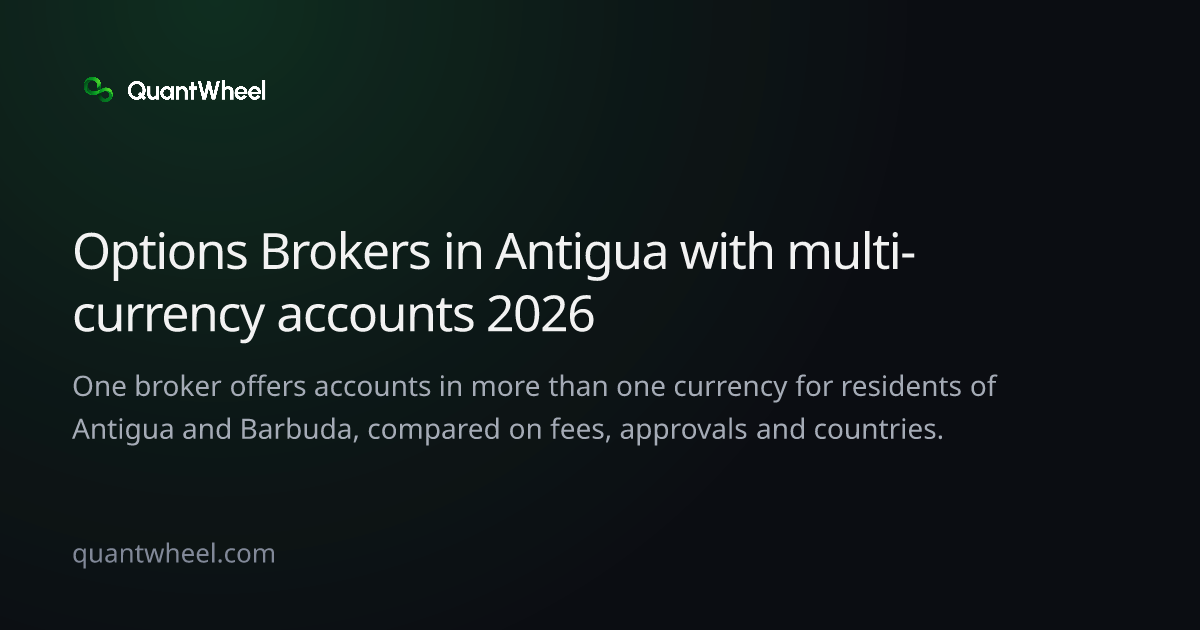 The share card of Options brokers in Antigua and Barbuda with multi-currency accounts