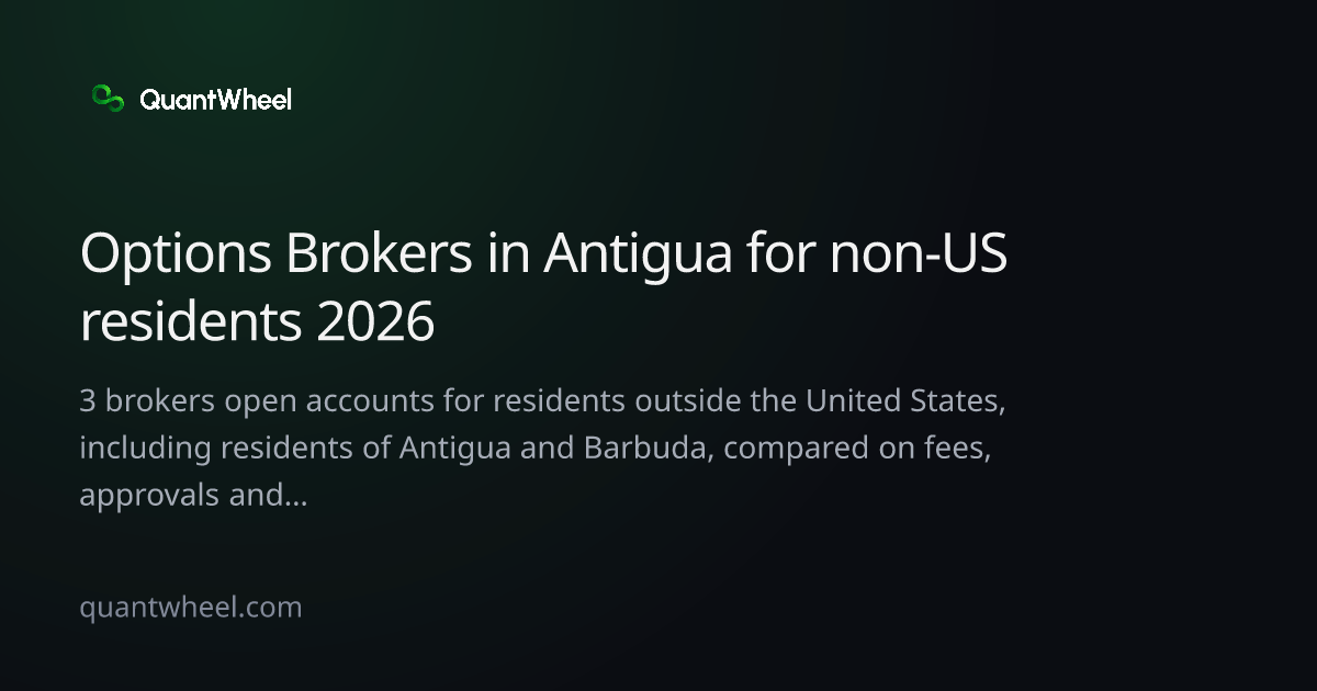 The share card of Options brokers in Antigua and Barbuda for non-US residents