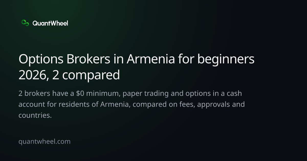 The share card of Options brokers in Armenia for beginners