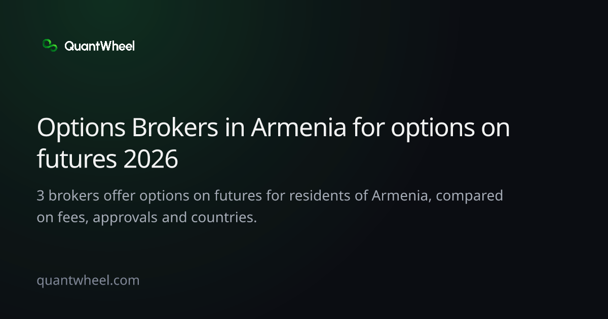 The share card of Options brokers in Armenia for options on futures