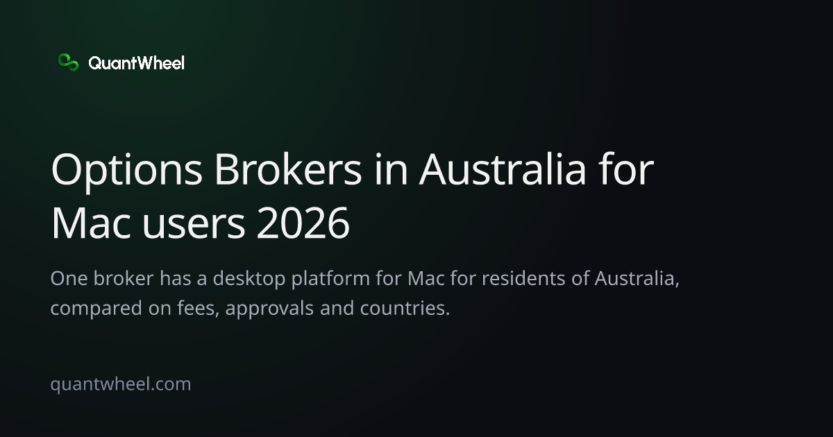 The share card of Options brokers in Australia for Mac users