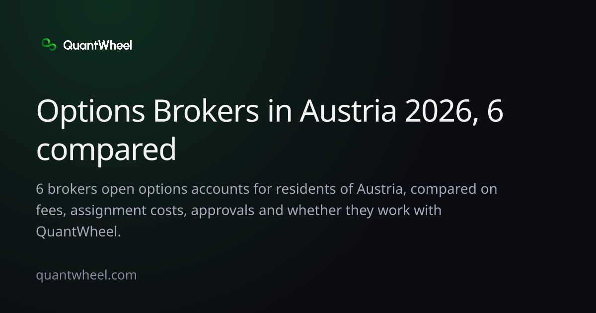 The share card of Options brokers in Austria