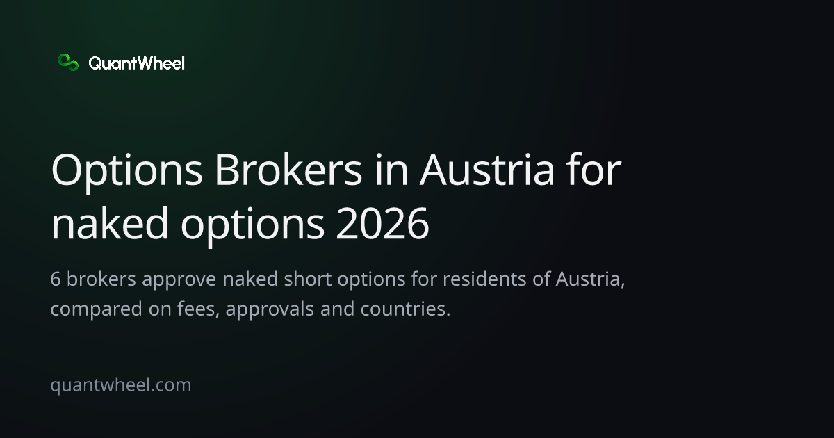 The share card of Options brokers in Austria for naked options