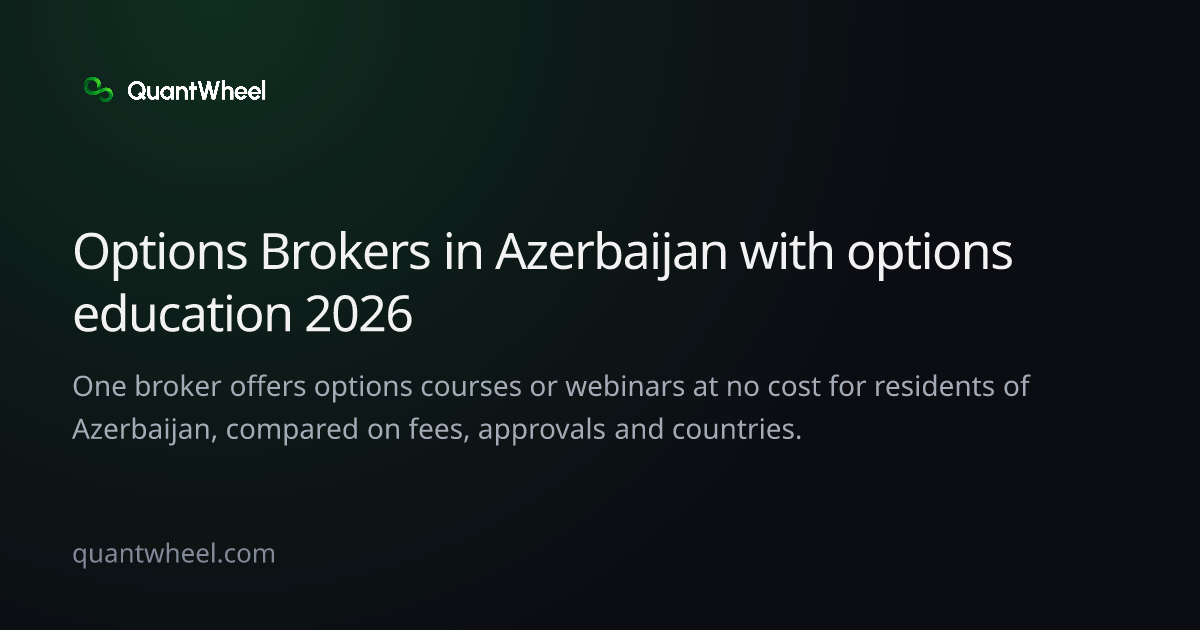 The share card of Options brokers in Azerbaijan with options education