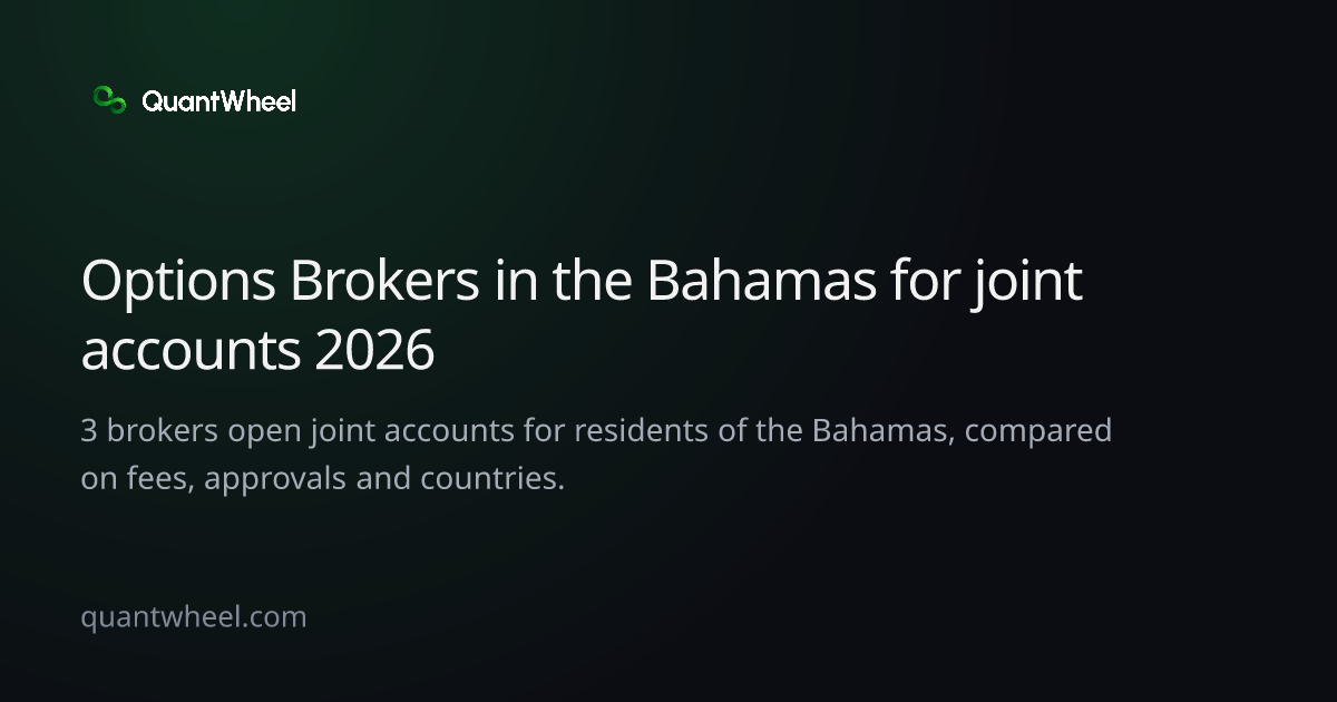 The share card of Options brokers in the Bahamas for joint accounts