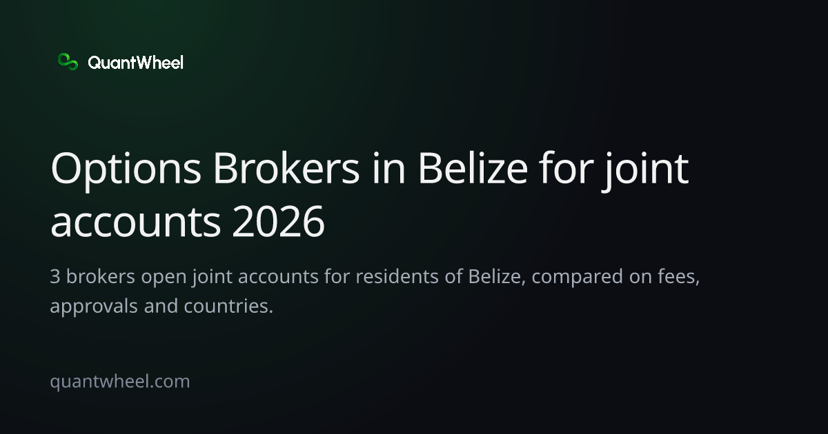 The share card of Options brokers in Belize for joint accounts