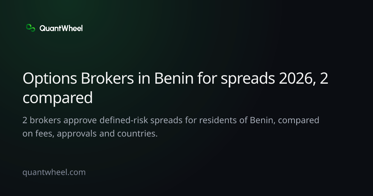 The share card of Options brokers in Benin for spreads