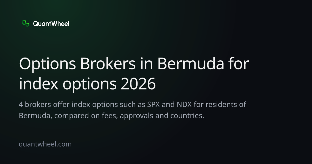 The share card of Options brokers in Bermuda for index options