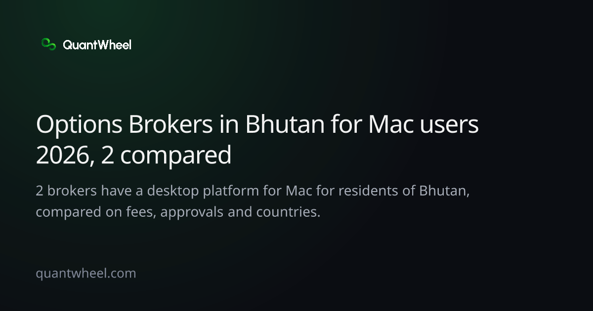The share card of Options brokers in Bhutan for Mac users