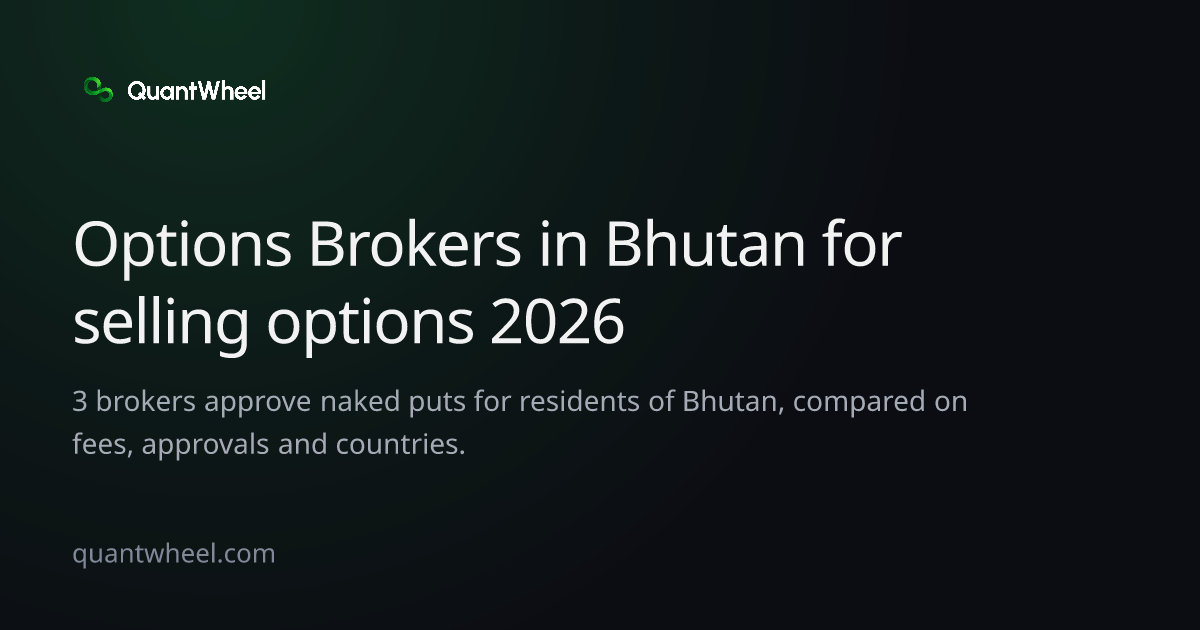 The share card of Options brokers in Bhutan for selling options