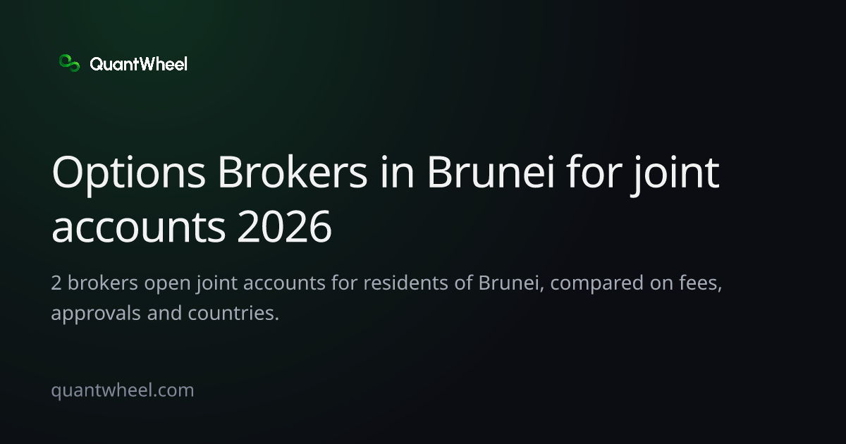 The share card of Options brokers in Brunei for joint accounts