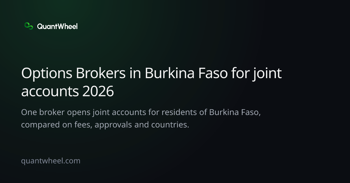 The share card of Options brokers in Burkina Faso for joint accounts