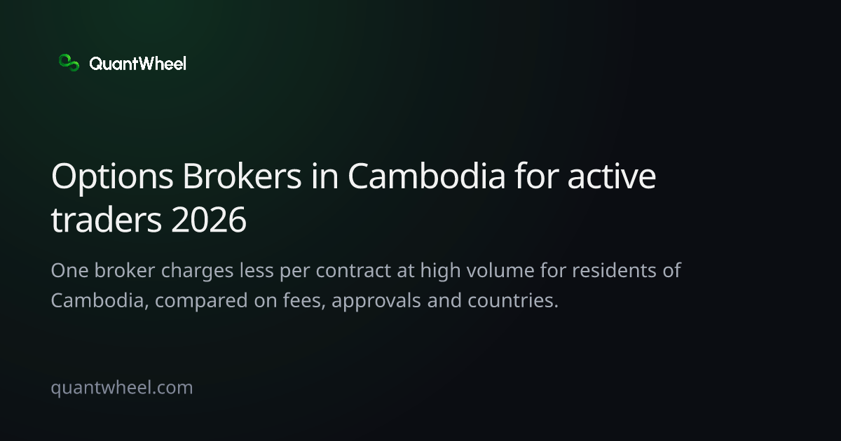 The share card of Options brokers in Cambodia for active traders