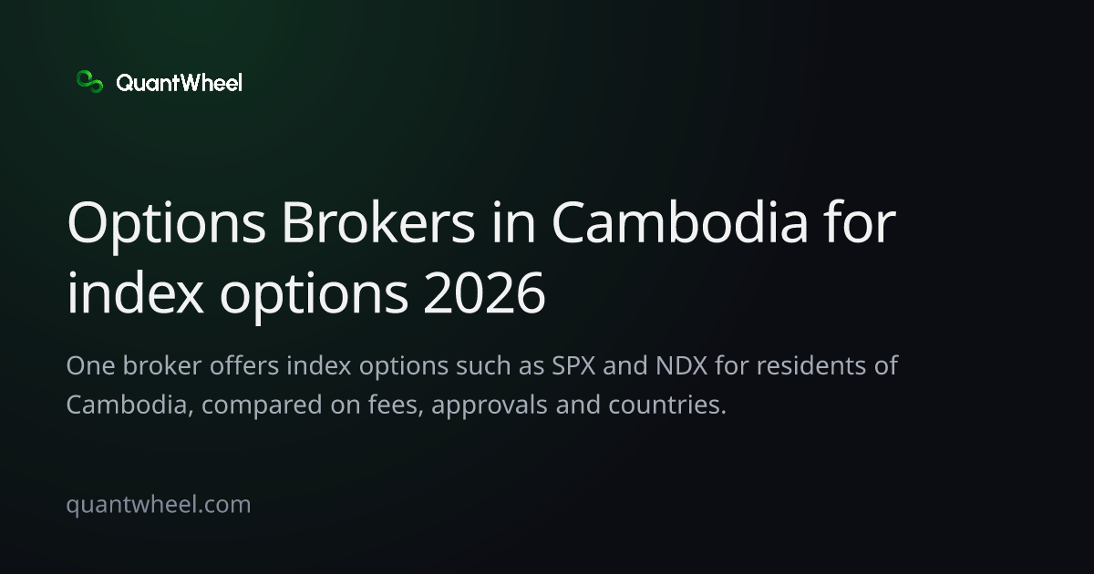 The share card of Options brokers in Cambodia for index options