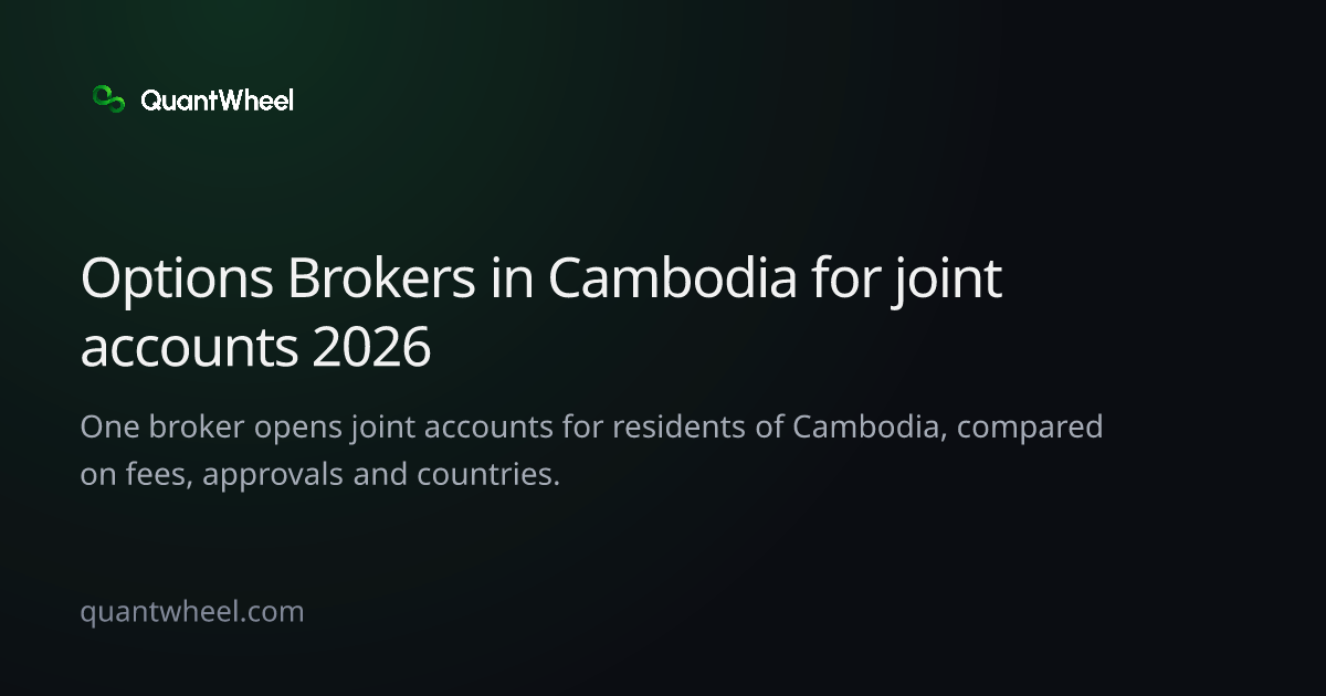 The share card of Options brokers in Cambodia for joint accounts