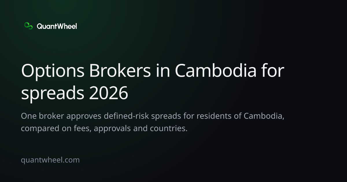 The share card of Options brokers in Cambodia for spreads