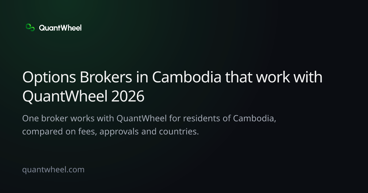 The share card of Options brokers in Cambodia that work with QuantWheel