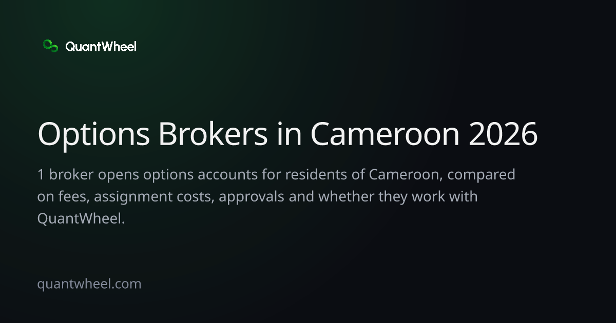 The share card of Options brokers in Cameroon