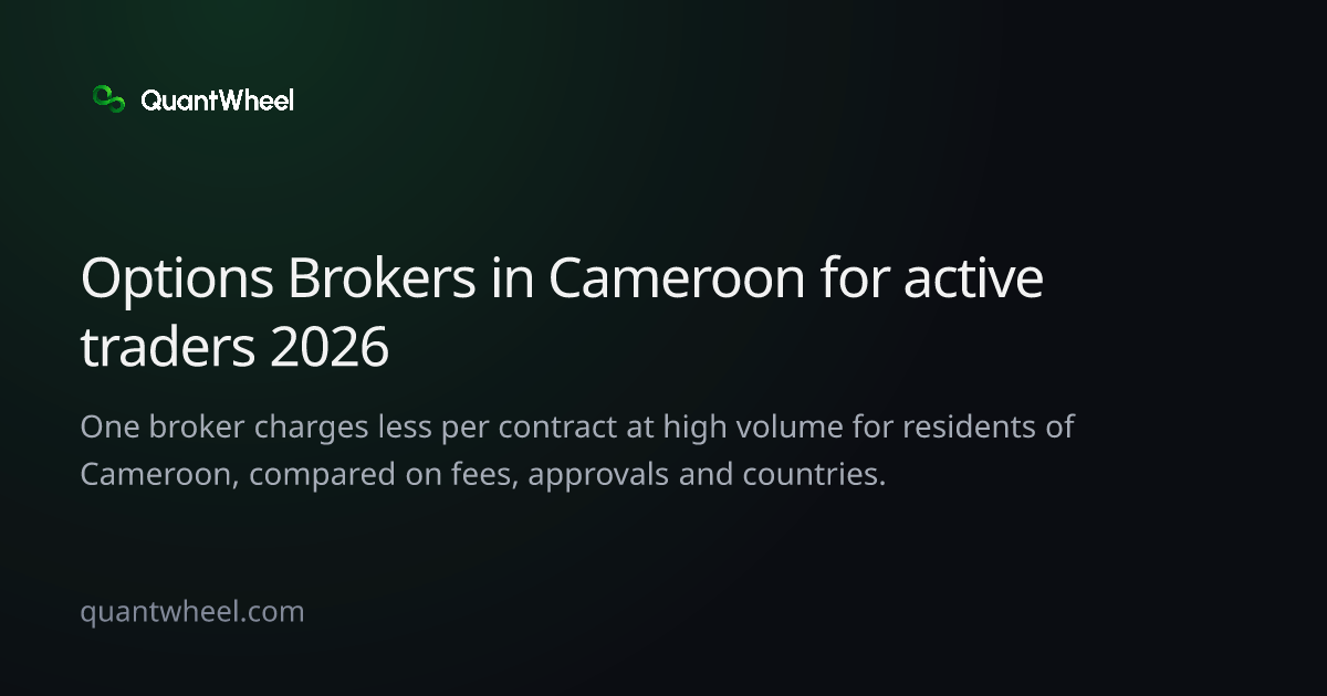 The share card of Options brokers in Cameroon for active traders