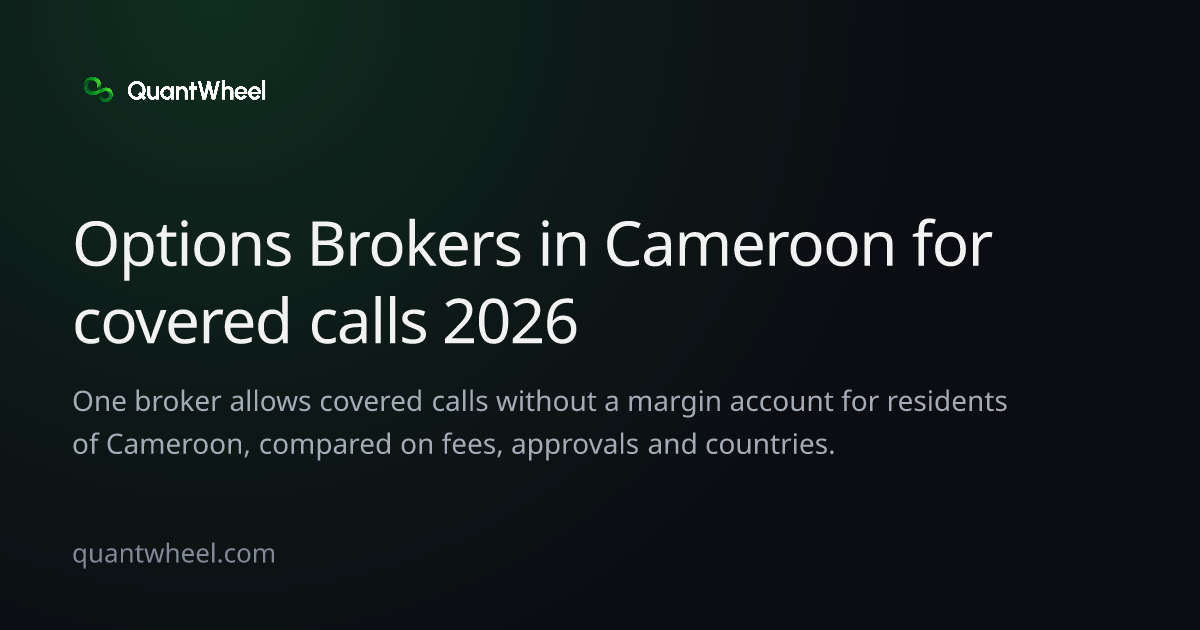 The share card of Options brokers in Cameroon for covered calls
