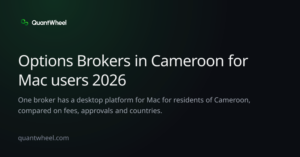 The share card of Options brokers in Cameroon for Mac users
