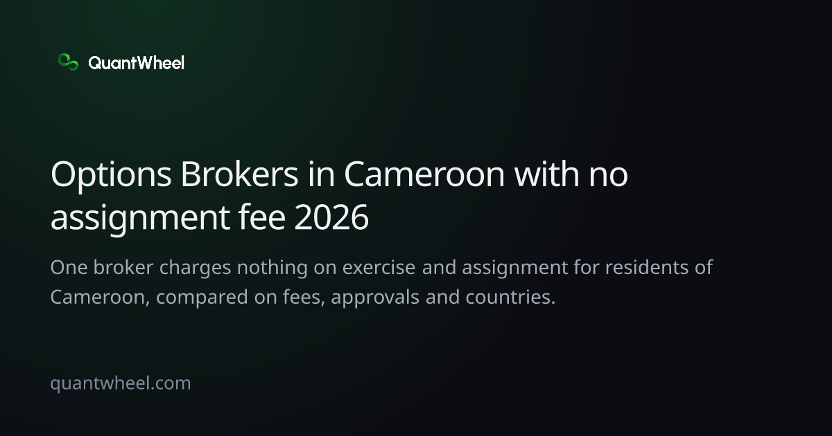 The share card of Options brokers in Cameroon with no assignment fee