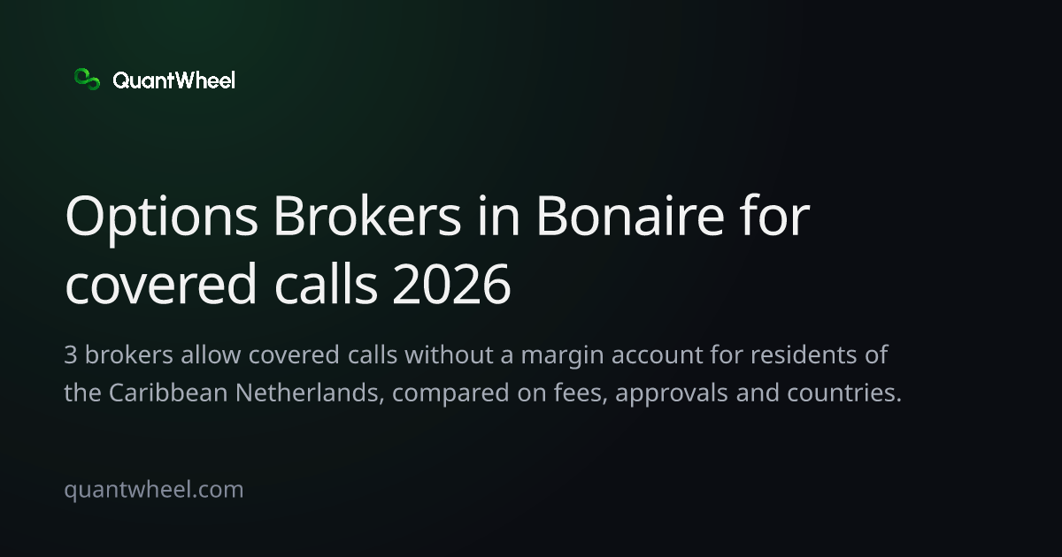 The share card of Options brokers in the Caribbean Netherlands for covered calls