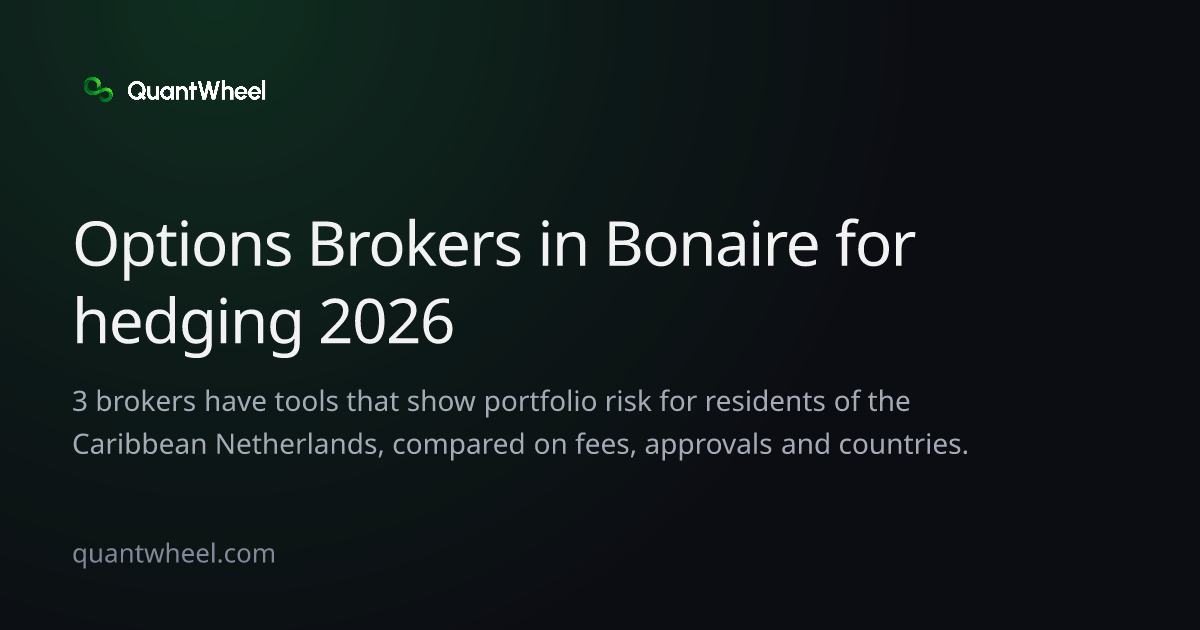 The share card of Options brokers in the Caribbean Netherlands for hedging