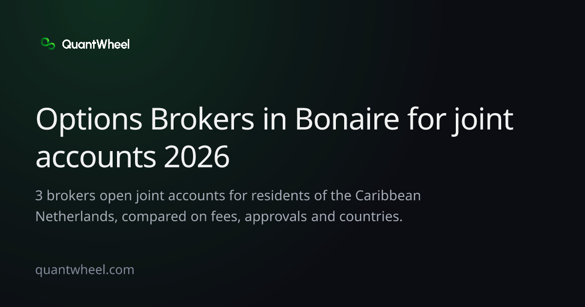 The share card of Options brokers in the Caribbean Netherlands for joint accounts