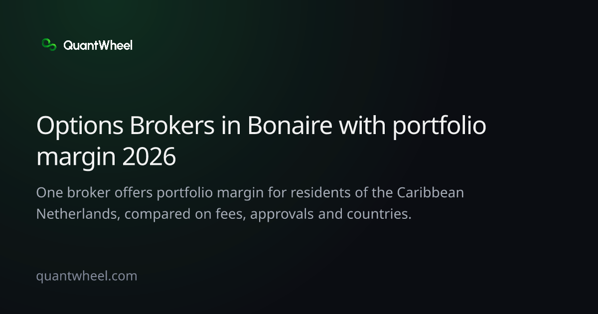 The share card of Options brokers in the Caribbean Netherlands with portfolio margin