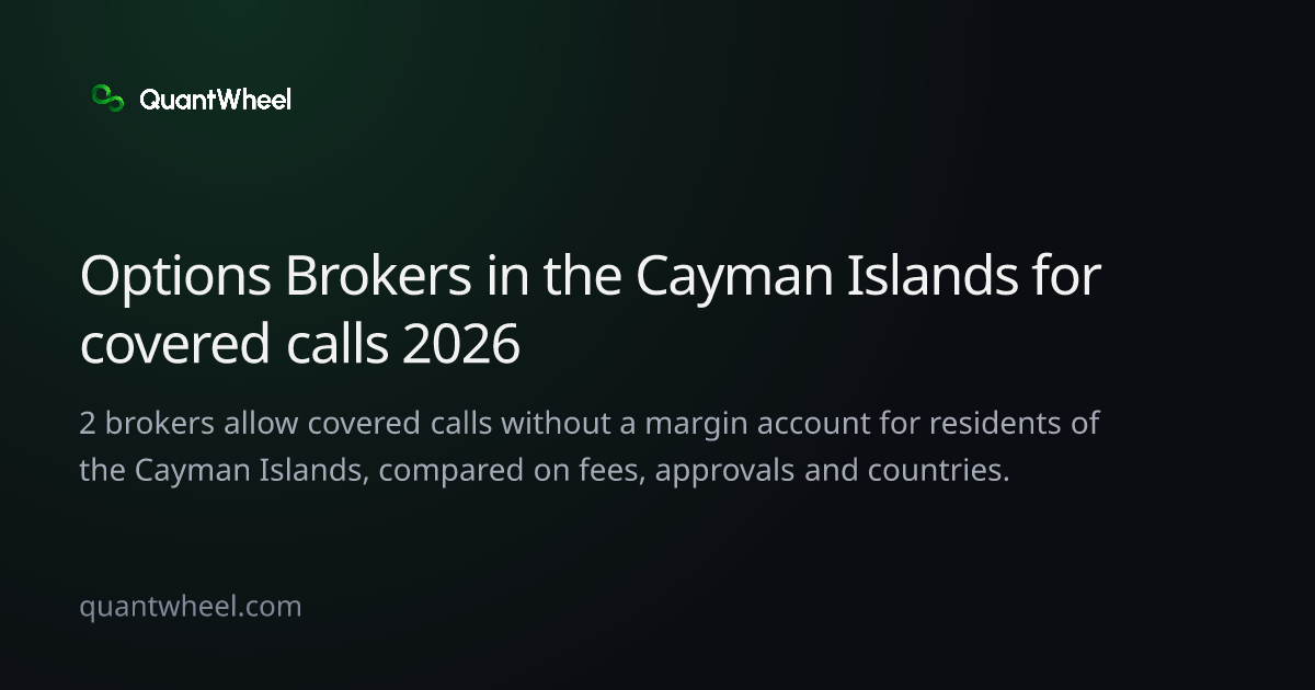 The share card of Options brokers in the Cayman Islands for covered calls