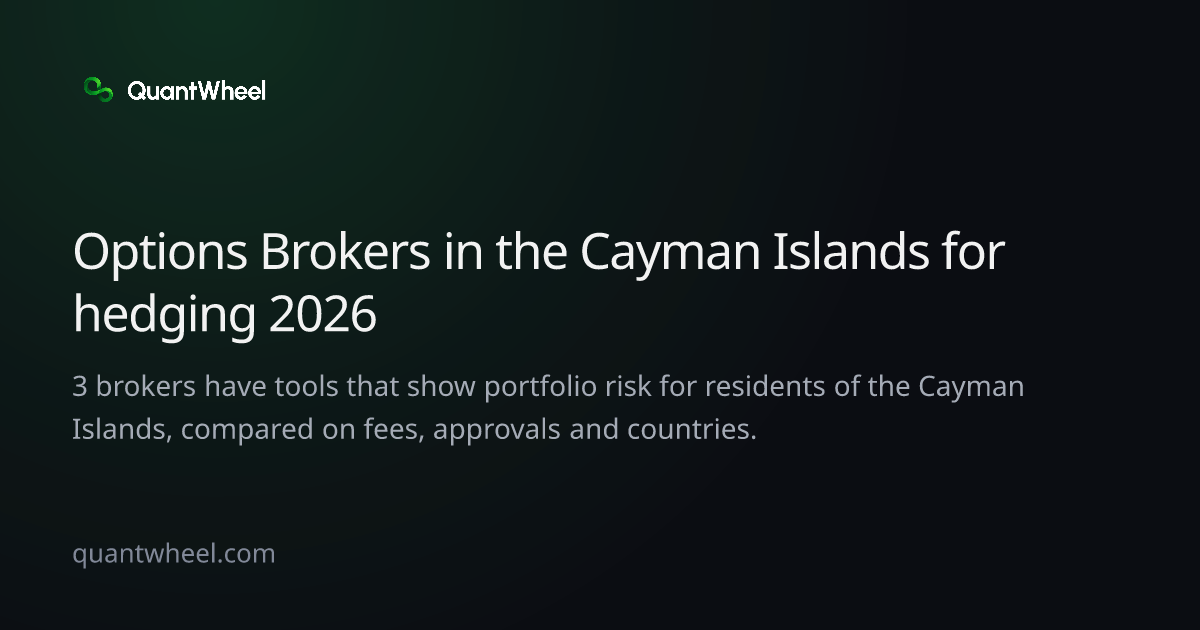 The share card of Options brokers in the Cayman Islands for hedging