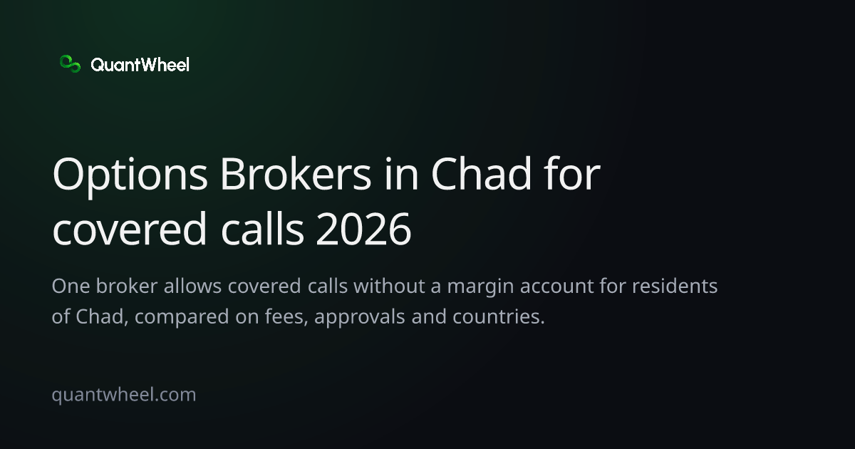 The share card of Options brokers in Chad for covered calls