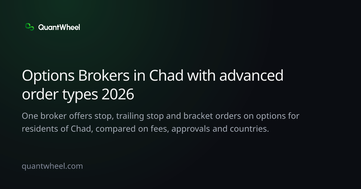 The share card of Options brokers in Chad with advanced order types